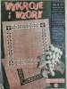 WYKROJE I WZORY NR 9/71 WRZESIEŃ 1953 